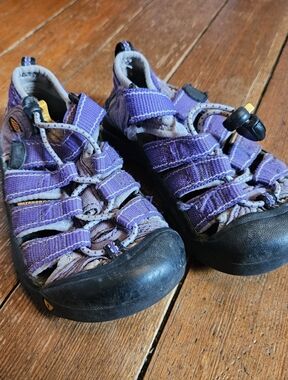 KEEN Kids Purple Outdoor Sandals - Durable Traction Soles